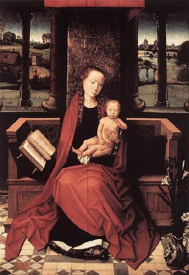 Hans Memling Virgin and Child Enthroned oil painting image